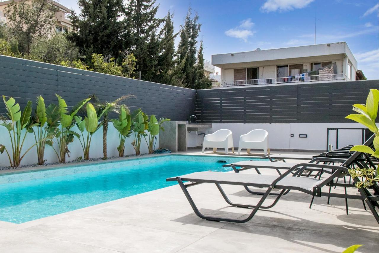 Pool Voula Apartment Close To Kavouri Beach By Cielo Homes Atene Esterno foto